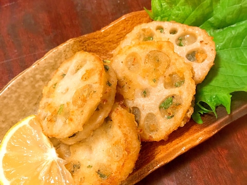 和風 エビと大葉のレンコンはさみ揚げ レシピ 作り方 By 44e 楽天レシピ 和風 エビと大葉のレンコンはさみ揚げ レシピ 作り方 By 44e 楽天レシピ